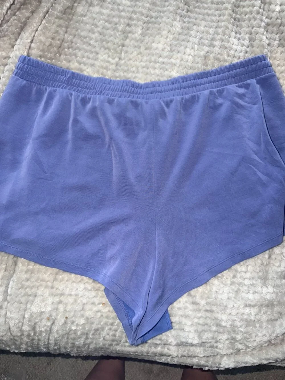 Victoria’s Secret Periwinkle Lounge Shorts XXL | Soft Modal Blend with Pockets